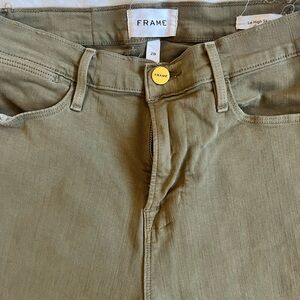 Frame Denim Womens's Olive Jeans